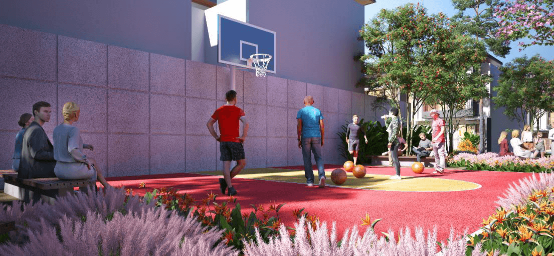 Fasilitas Basketball Court - Safira Gold Mansion Sidoarjo